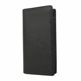 Louis Vuitton Epi Leather Portefeuille Brazza Long Wallet M60622 Noir Men's