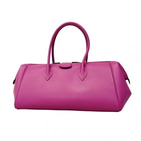 Hermes Hermès Paris Bombay handbag in Epsom leather with cyclamen pattern, K stamped, for women