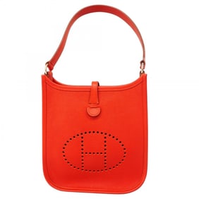 Hermes Hermès Evelyn TPM Epsom Leather Rouge vif Handbag, Women's, I Stamp, P1286341