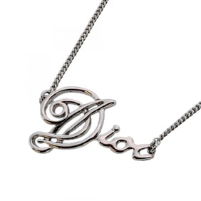 Christian Dior Necklace Metal Silver Women's P1209765