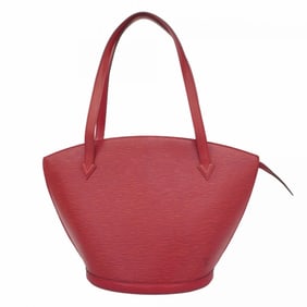 Louis Vuitton Epi Saint-Jacques Shoulder Bag M52267 Castilian Red for Women