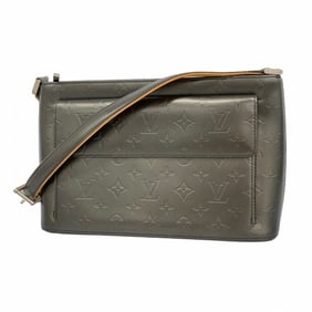 Louis Vuitton Monogram Matte Alston Shoulder Bag M55122 Noir Women's