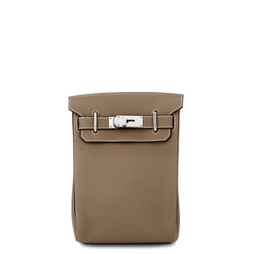 Hermes Kelly Akkad PM Body Bag, Etoupe Togo, W Stamp, Men's
