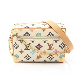 Louis Vuitton Mini Soft Trunk Shoulder Bag, PVC-Coated Canvas and Leather, Monogram Craggy, Men's,