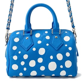 Louis Vuitton Monogram Empreinte Speedy Bandouliere 20 Handbag, LV x YK M46425, Yayoi Kusama
