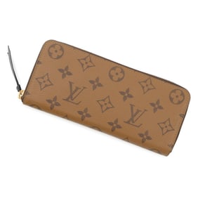Louis Vuitton Monogram Reverse Portefeuille Clemence Wallet M82336 Black