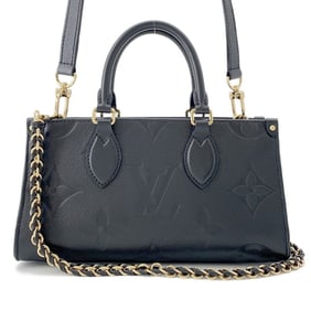 Louis Vuitton Monogram Empreinte On-the-Go Handbag EW M23640 LOUIS VUITTON 3-way Black