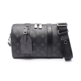 Louis Vuitton City Keepall Shoulder Bag, PVC-Coated Canvas and Leather, Monogram Eclipse Reverse,