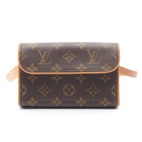 Louis Vuitton Florentine Pochette Waist Bag, Body PVC-Coated Canvas and Leather Monogram, Women's,