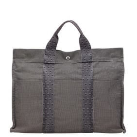 Hermès Air Line Tote MM Bag Gray Canvas Women's HERMES