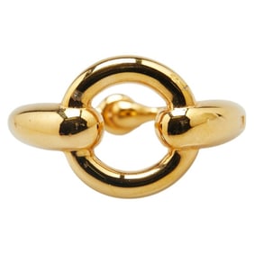 Hermes Mo Scarf Ring Gold Plated Women's HERMES