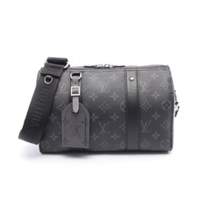 Louis Vuitton City Keepall Shoulder Bag, PVC-Coated Canvas and Leather, Monogram Eclipse Reverse,