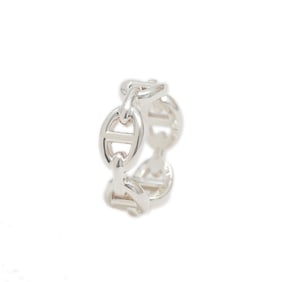 Hermes Hermès Enchaine PM Ring, Chaine d'Ancre, Silver SV925, #49