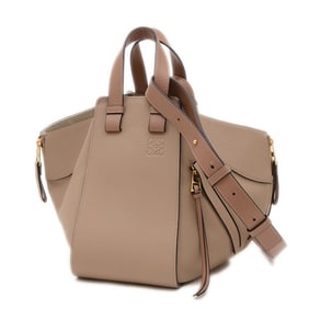 Loewe Hammock Small Shoulder Bag in Sand Beige Calfskin
