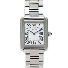 Cartier Tank Solo SM Women's Silver Dial Quartz Watch W5200013