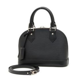 Louis Vuitton Epi Alma BB Handbag/Shoulder Bag Black M24645