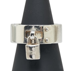 Hermes Kelly Ring #50 SV925 Silver Women's HERMES