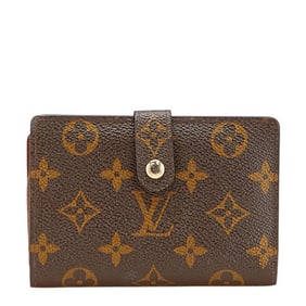 Louis Vuitton Monogram Portefeuille Viennois Bi-fold Wallet M61663 Brown Leather Women's LOUIS