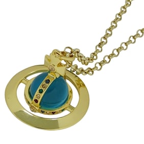 Vivienne Westwood Women's Orb Necklace in Gold, Blue, and Multicolor