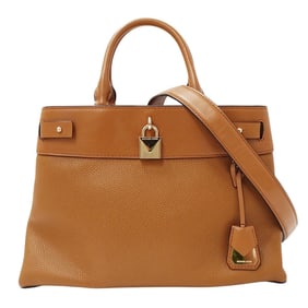 Michael Kors Women's Handbag/Shoulder Bag, 2-Way Leather, Camel