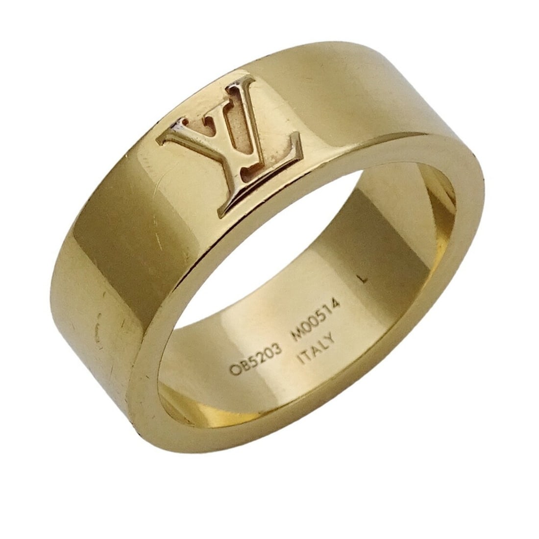Louis Vuitton Men's LV Instinct Ring Set 2 M00514 OB5203, Size L (approx. 22), Single Only (1 of 17)
