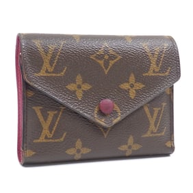 Louis Vuitton Monogram Victorine Tri-fold Wallet, Women's, M41938, Fuchsia