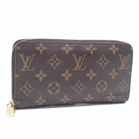 Louis Vuitton Monogram Zippy Wallet, Women's, M41896, Coquelicot Red