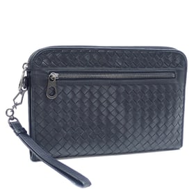 Bottega Veneta Men's Intrecciato Document Case in Black Calfskin 493190, Second Bag/Clutch Bag