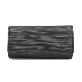 Louis Vuitton Epi 4 Key Holder M63822 Women,Men Epi Leather Key Case Noir