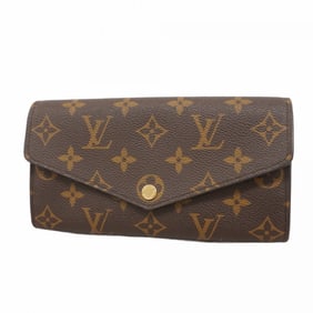 Louis Vuitton Monogram Portefeuille Sarah Long Wallet M60531 Brown Women's