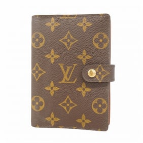 Louis Vuitton Monogram Agenda PM Planner Cover R20005 Brown for Men and Women