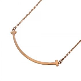 Tiffany T Smile Small Necklace in 18K Pink Gold for Women