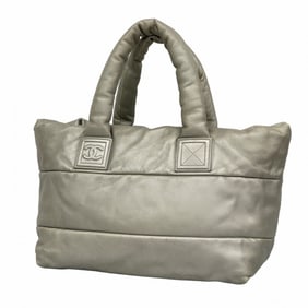 Chanel Coco Cocoon Tote Bag, Nylon, Gray, Women's, P1484683