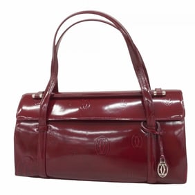 Cartier Happy Birthday Enamel Handbag, Bordeaux, Women's