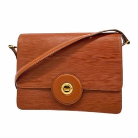 Louis Vuitton Epi Free Run Shoulder Bag M52403 Kenya Brown Women's