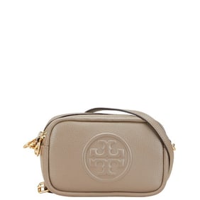 Tory Burch Women's Crossbody Shoulder Bag in Greige Leather