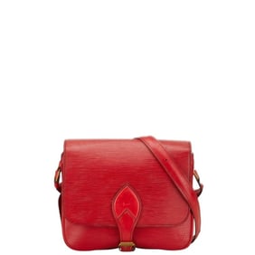 Louis Vuitton Epi Cartesière Shoulder Bag M52247 Castilian Red Leather Women's LOUIS VUITTON