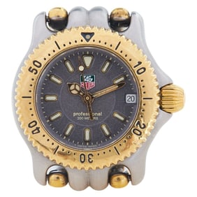 TAG Heuer Cell Watch WG1420-0 Quartz Gray Dial Stainless Steel Plated Women's HEUER