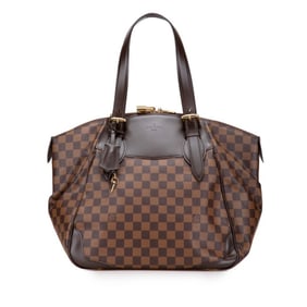 Louis Vuitton Damier Verona GM Shoulder Bag Tote N41119 Brown Leather Women's LOUIS VUITTON