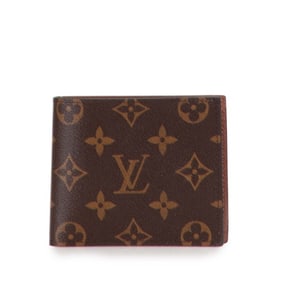 Louis Vuitton Monogram Portefeuille Marco NM Bifold Wallet M62288 Brown Leather Women's LOUIS