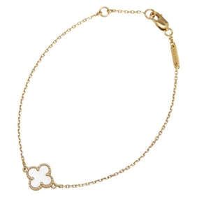 Van Cleef & Arpels Sweet Alhambra Bracelet VCARF68800 18KYG Yellow Gold Mother-of-Pearl Women's