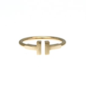 Tiffany T Wire Ring Pink Gold (18K) Fashion No Stone Band Ring Pink Gold