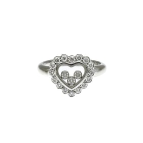 Chopard Happy Diamonds Ring 82/4758 White Gold (18K) Fashion Diamond Band Ring Silver