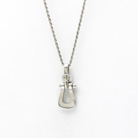 Fred Force 10 Necklace White Gold (18K) No Stone Men,Women Fashion Pendant Necklace (Silver)