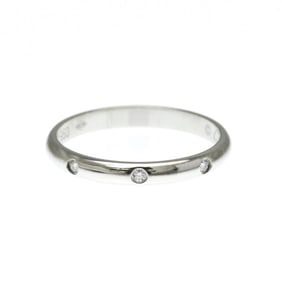 Cartier 1895 Wedding Ring 3P Diamond B4058300 Platinum Fashion Diamond Wedding Ring Silver