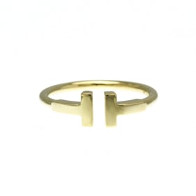 Tiffany T Wire Ring Yellow Gold (18K) Fashion No Stone Band Ring Gold