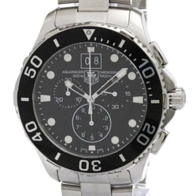 TAG HEUER Aqua Racer Chronograph Steel Quartz Watch CAN1010
