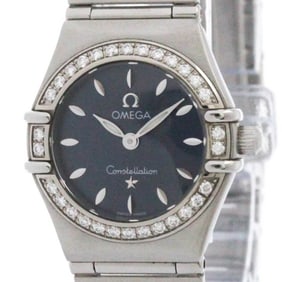 OMEGA Constellation Diamond Steel Quartz Ladies Watch 1466.88