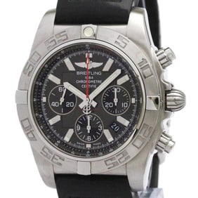 BREITLING Chronomat 44 Steel Automatic Mens Watch AB0110 Polished