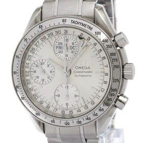 OMEGA Speedmaster Triple Date Steel Automatic Watch 3523.30 Polished
